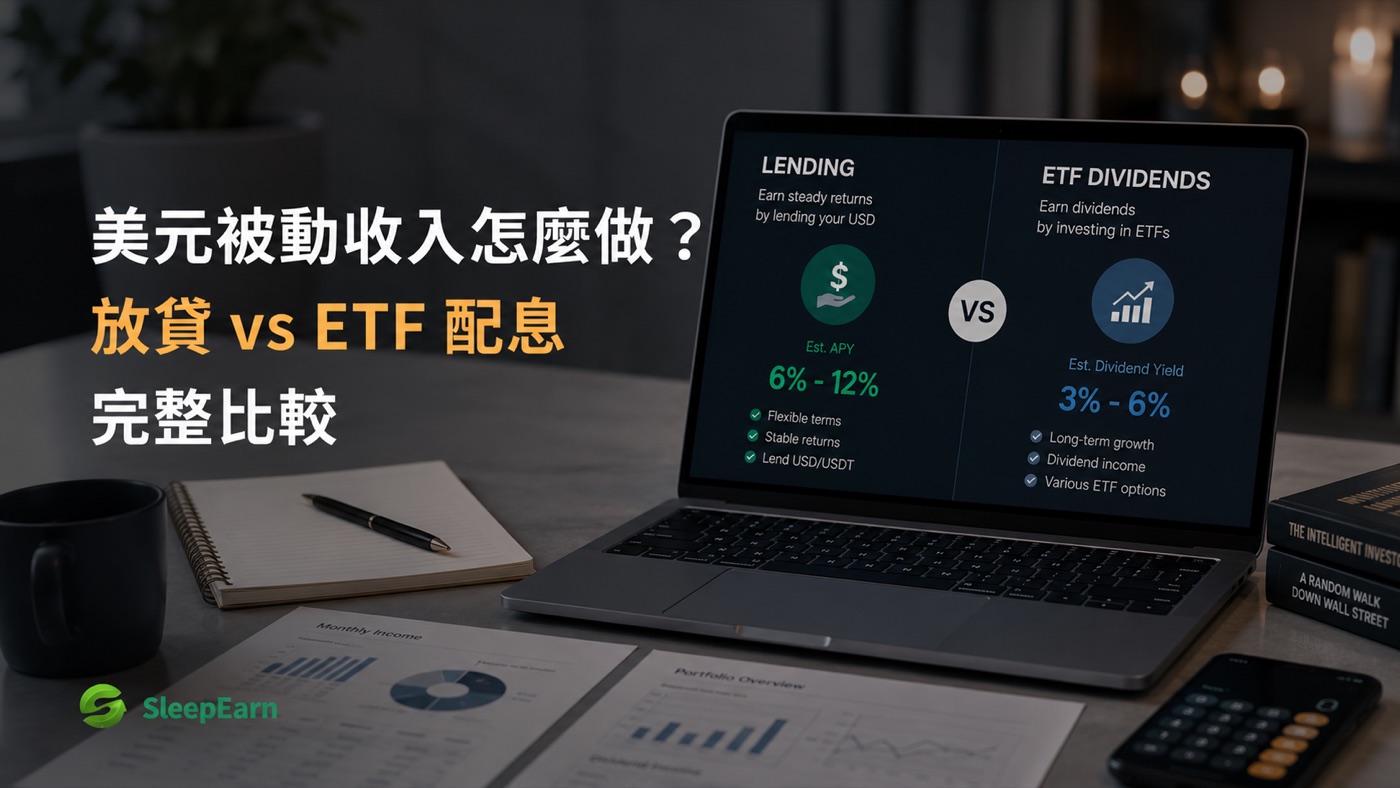 美元被動收入怎麼做？放貸vs ETF配息完整比較