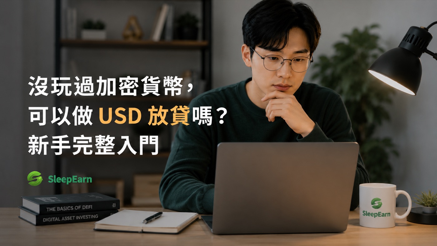 沒玩過加密貨幣,可以做USD放貸嗎?新手完整入門