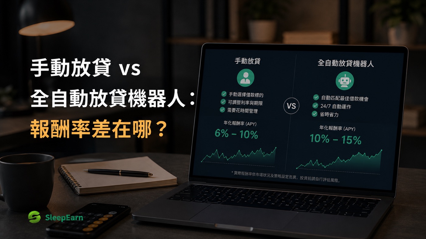 手動放貸vs全自動放貸機器人:報酬率差在哪?